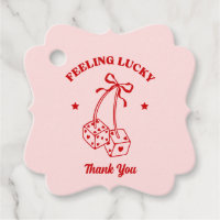 Feeling Lucky Bachelorette Thank You Favour Tag