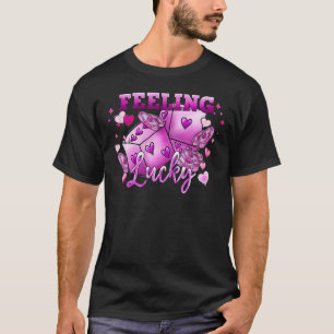 Feeling Lucky Valentine Pocket Valentine's Day Man T-Shirt