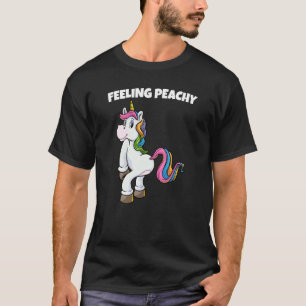 Feeling Peachy Twerking Unicorn T-Shirt