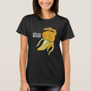 Feeling Peeling Good Banana Ball Python Snake Rept T-Shirt