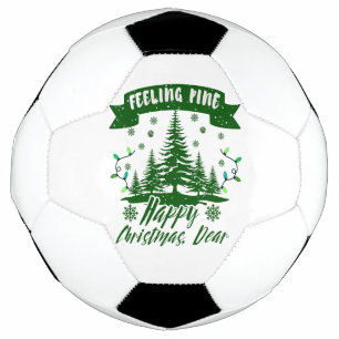Feeling pine funny christmas dear gift football