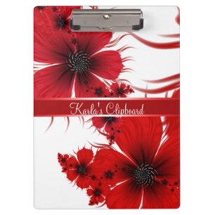 Feeling Red with Ribbon Clipboard