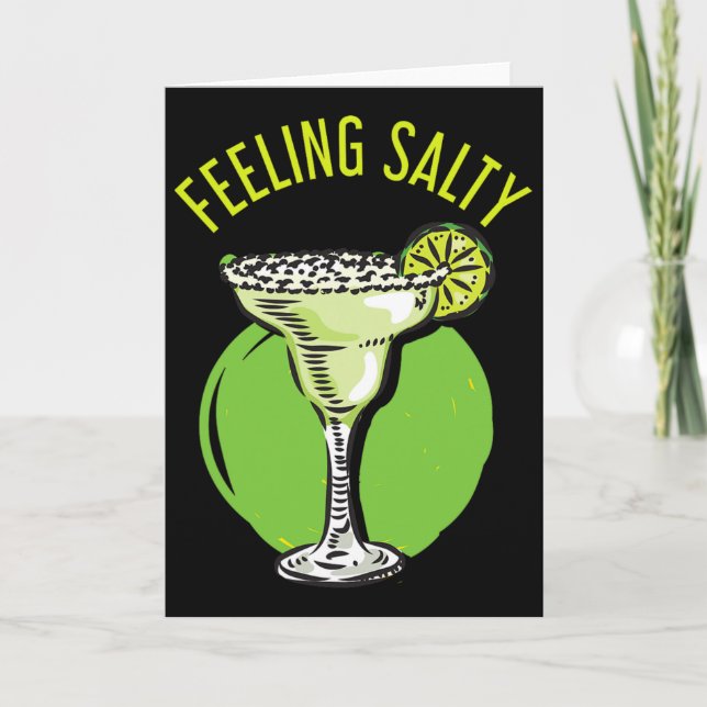 Feeling Salty Cinco De Mayo  Card (Front)