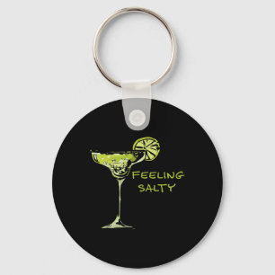 Feeling Salty Cinco De Mayo Margarita Funny Mexico Key Ring