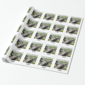 Feeling Sedimental Inside Limestone Geology Humour Wrapping Paper