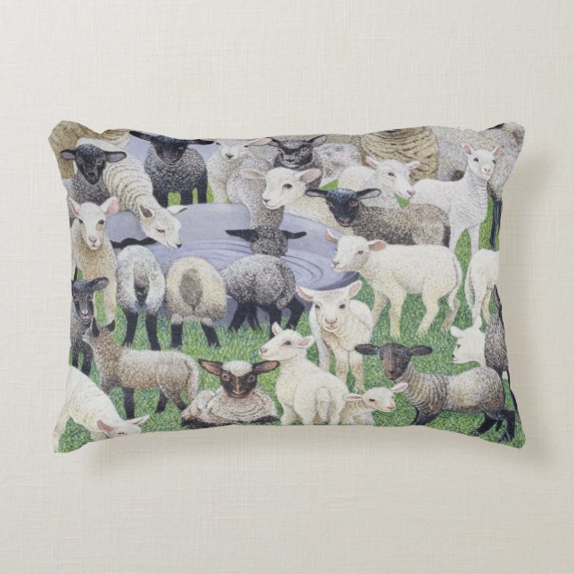 Feeling Sheepish Decorative Cushion (Front)