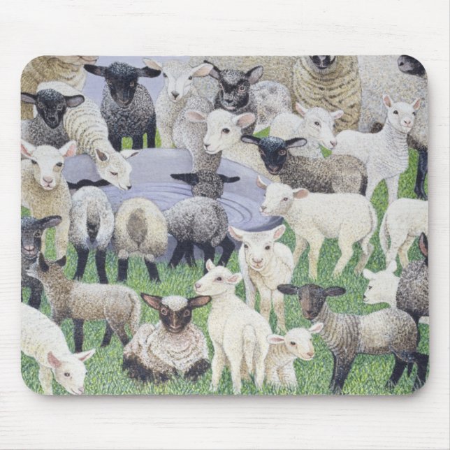 Feeling Sheepish Mouse Mat (Front)
