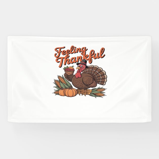 Feeling thankful Classic T-Shirt Banner (Horizontal)