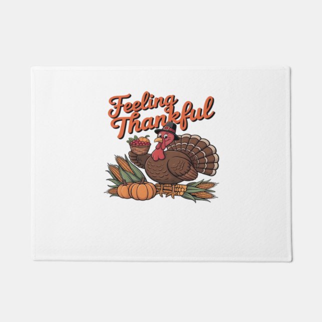 Feeling thankful Classic T-Shirt Doormat (Front)