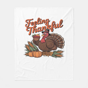 Feeling thankful Classic T-Shirt Fleece Blanket