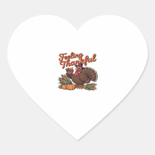 Feeling thankful Classic T-Shirt Heart Sticker