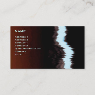 Feeling the wind business card