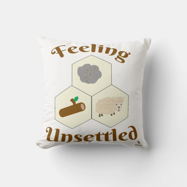 Feeling Unsettled City Builder Game Time Cushion (Front)
