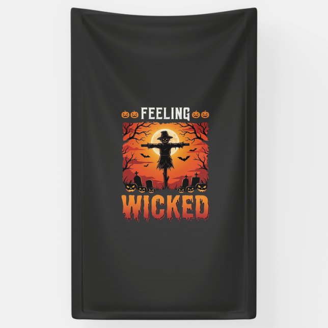 Feeling Wicked Halloween Scarecrow Design_1 Banner (Vertical)