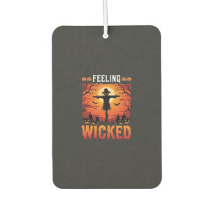 Feeling Wicked Halloween Scarecrow Design_1 Car Air Freshener