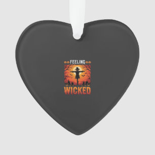 Feeling Wicked Halloween Scarecrow Design_1 Ornament