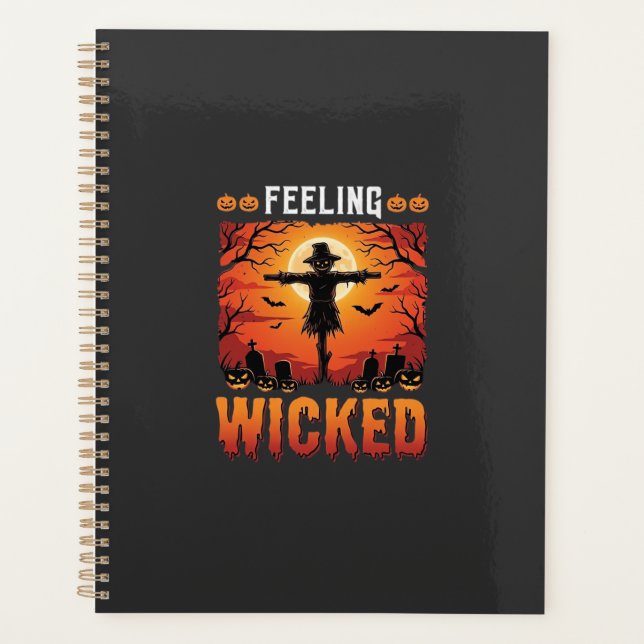 Feeling Wicked Halloween Scarecrow Design_1 Planner (Front)