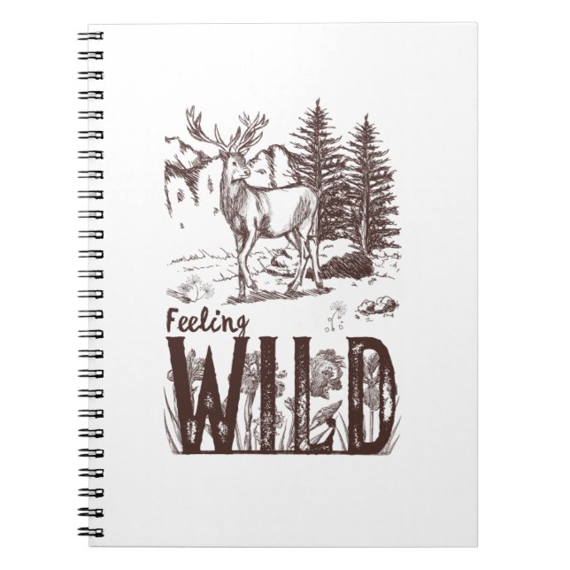feeling wild notebook (Front)