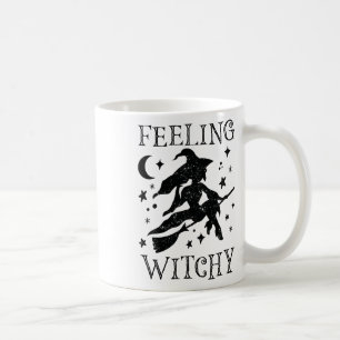 Feeling Witchy Funny Halloween Witch Vibes Kinda N Coffee Mug