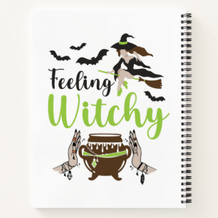 Feeling witchy Magic Halloween Notebook