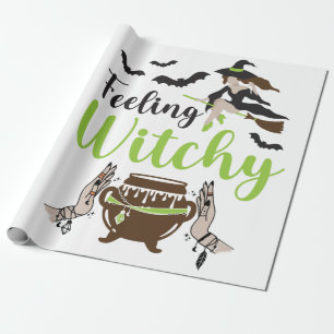 Feeling witchy Magic Halloween Wrapping Paper