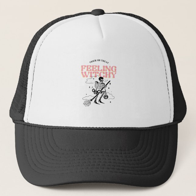 Feeling Witchy  Trucker Hat (Front)