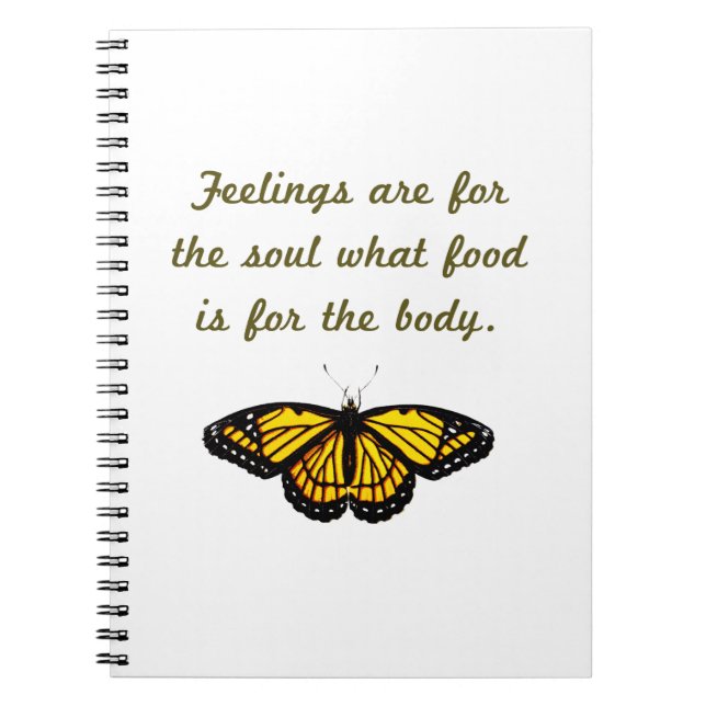 Feelings Are For The Soul Notebook (Front)