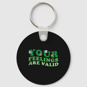 Feelings Are Valid Mental Health Awareness Warrior Key Ring