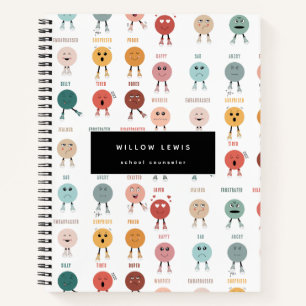 Feelings Emotions Faces Chart School Counsellor Notebook