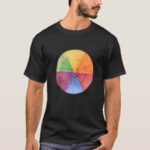 Feelings Wheel Emotion Chart Therapy Mental Health T-Shirt