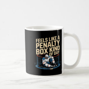 Feels Like A Penalty Box Kind Of Day Funny Hockey Coffee Mug