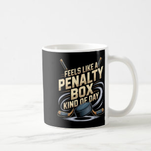 Feels Like A Penalty Box Kind Of Day Funny Hockey Coffee Mug