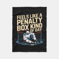 Feels Like A Penalty Box Kind Of Day Funny Hockey 