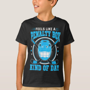 Feels Like A Penalty Box Kind Of Day Hockey Mask S T-Shirt