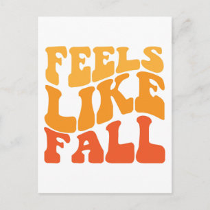 Feels Like Fall Postcard