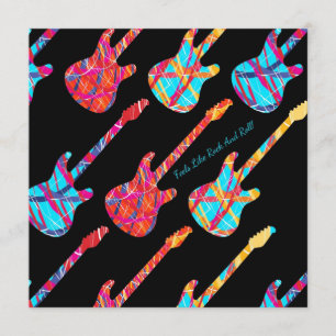 Feels Like Rock And Roll! - Party invitation