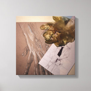 Feels like weird or Waiting Drawings Canvas