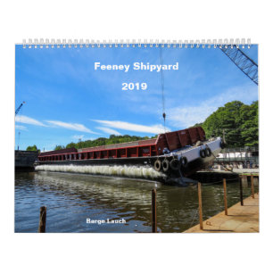 Feeney Shipyard On The Rondout Creek Calendar