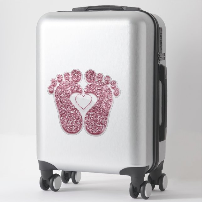 Feet Baby Heart Reflexology Massage Therapy Rose (Suitcase)