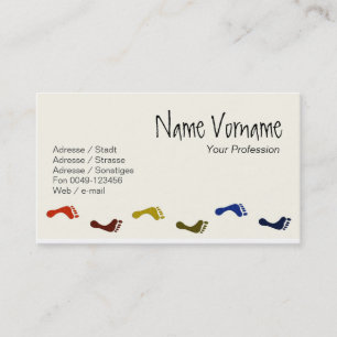 feet business card