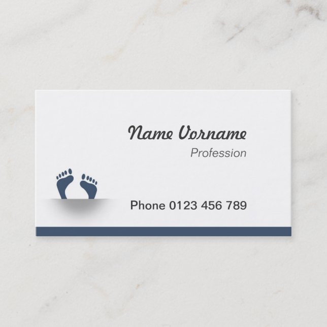 feet business card (Front)