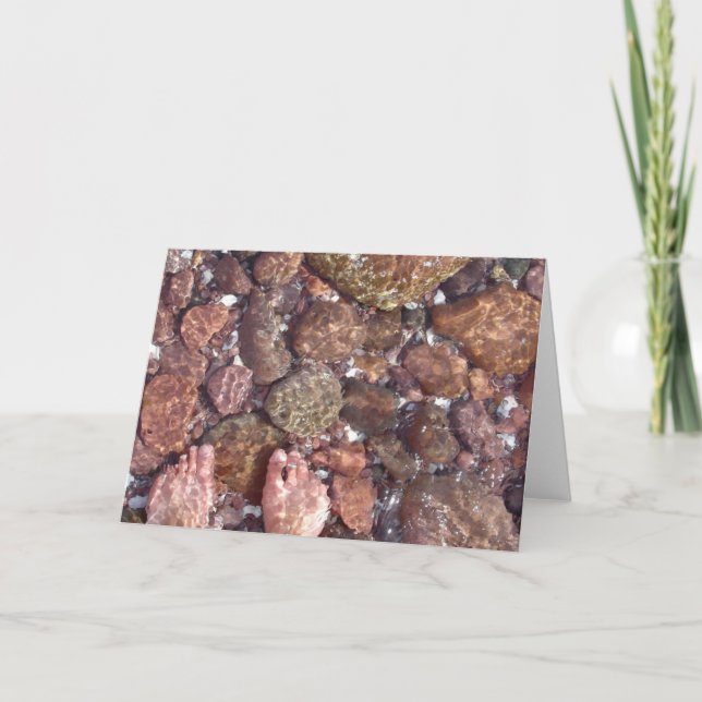 Feet in the ocean card (Front)