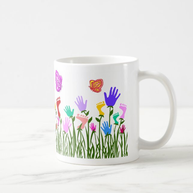 Feet n Hands garden mug (Right)