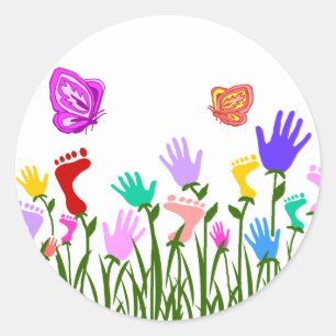 Feet n Hands garden stickers