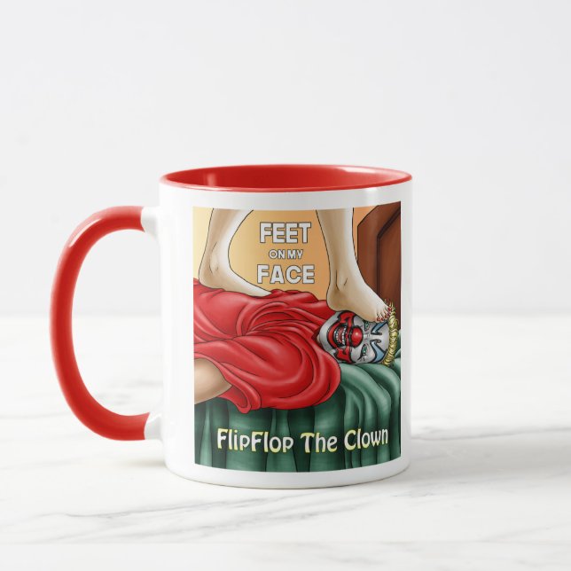 Feet On My Face Mug (Left)