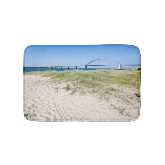 Fehmarn Belt Bridge Bath Mat (Front)