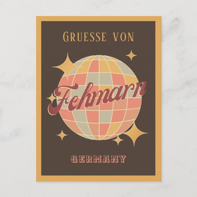 Fehmarn German Baltic island postcard (Front)