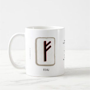 Fehu RuneStone 11 oz. Mug