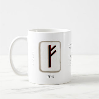 Fehu RuneStone 11 oz. Mug