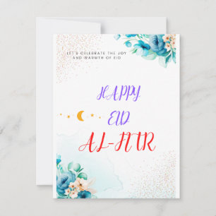 FEid AL-FITR Mubarak card